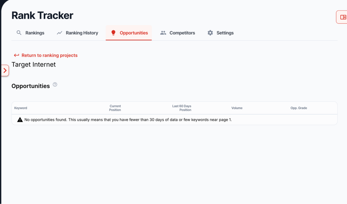 content raptor screenshot