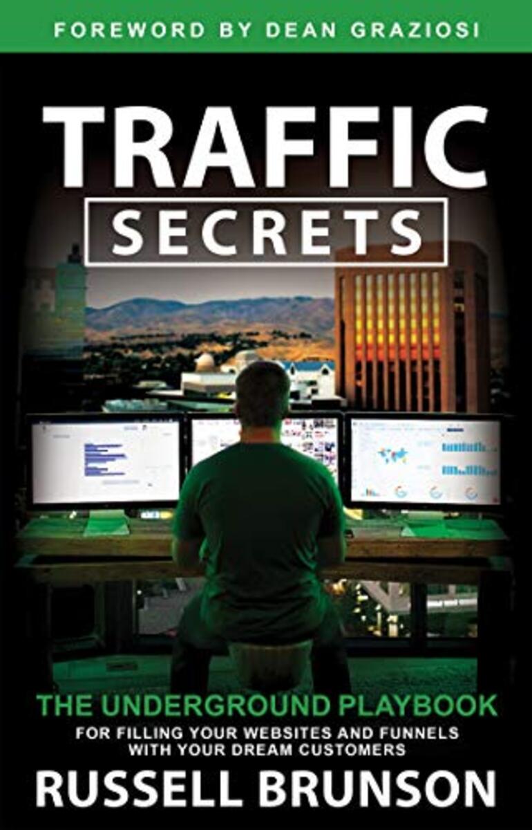 Book cover of Traffic Secrets by Russell Brunson