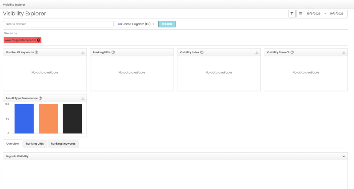 Authoritas - Visibility Explorer